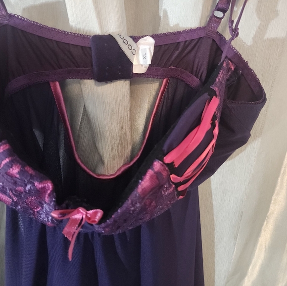 Coquette womens mesh baby doll - Picture 3 of 3